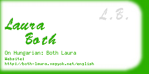 laura both business card